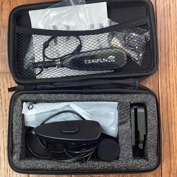 KIMAFUN Wireless Lavalier Microphone System, 2.4G Wireless Lapel Mic - Picture 4 of 7